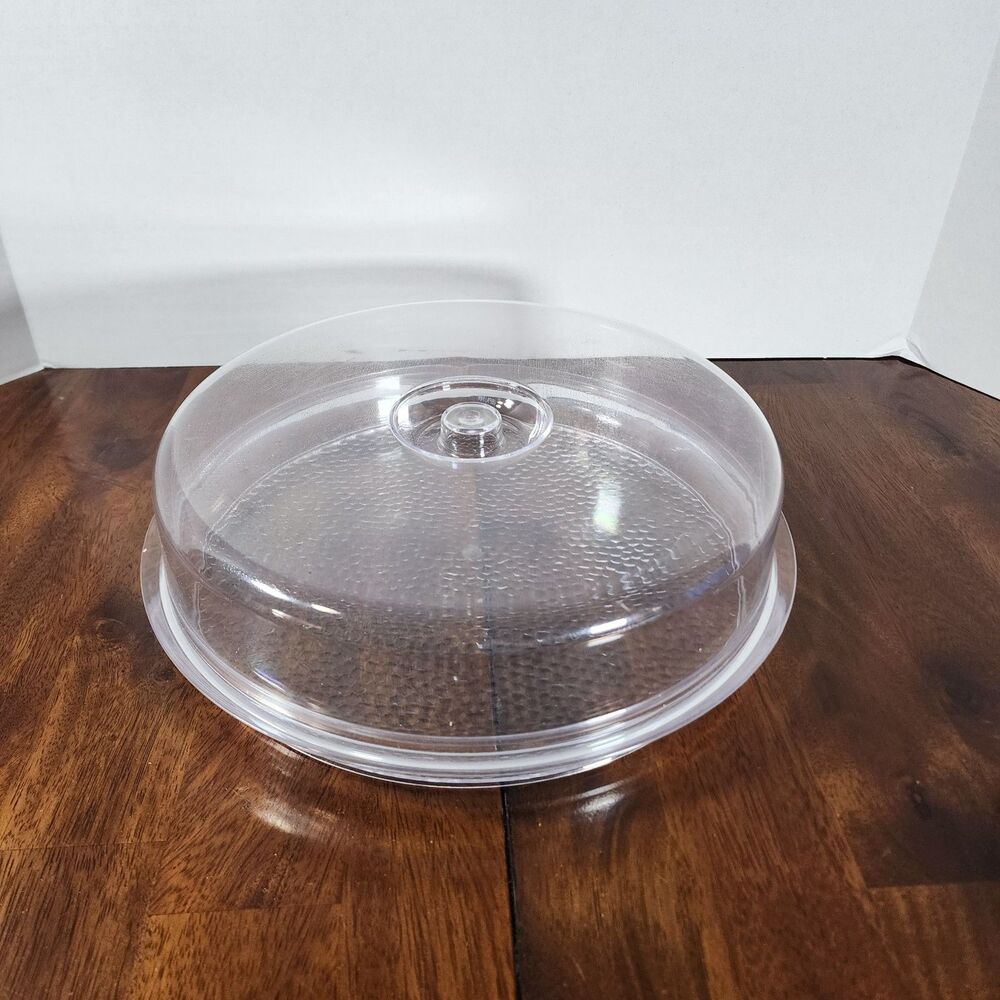 Huang Acrylic Round Trey with Cover